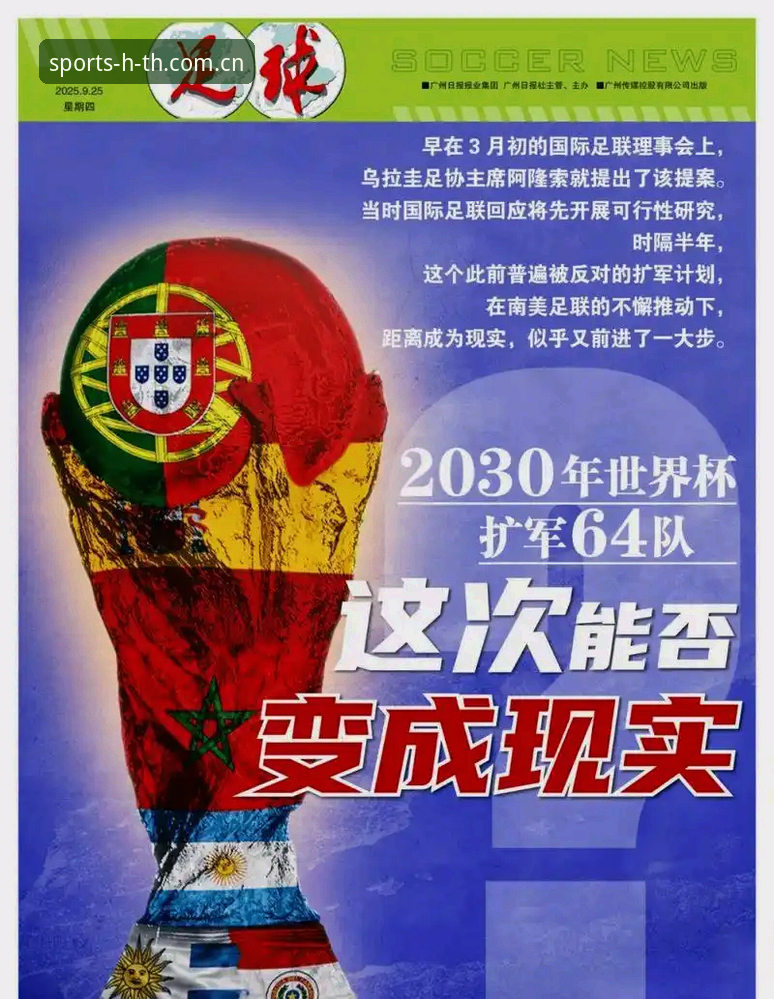 2030世界杯或将扩军至66队 vs 48队时代：中国男足能否借HTH体育资讯迎来新机遇？